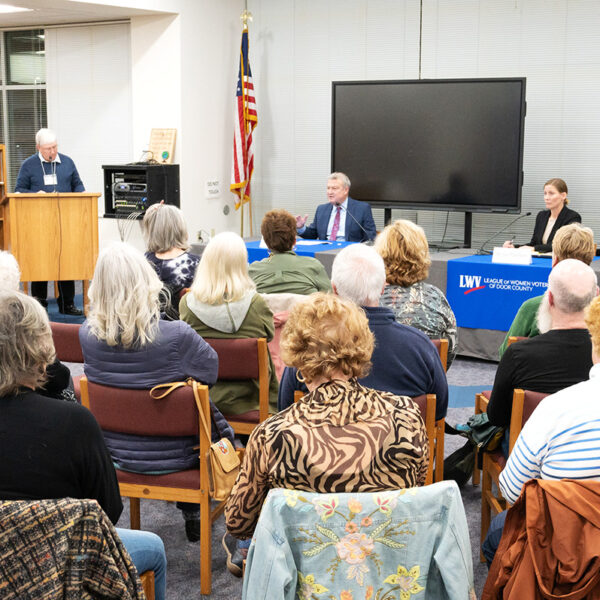 State assembly candidates answer a gamut of questions from voters at Door County League of Women Voters forum